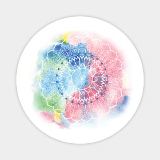 White mandala Magnet